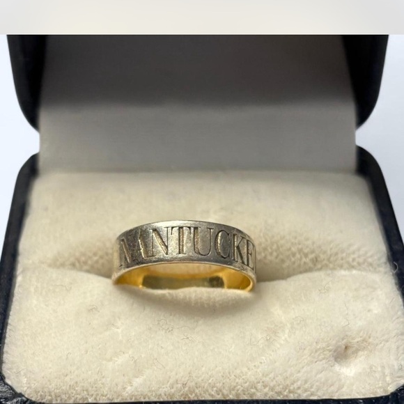 Gold and Silver Men's Ring